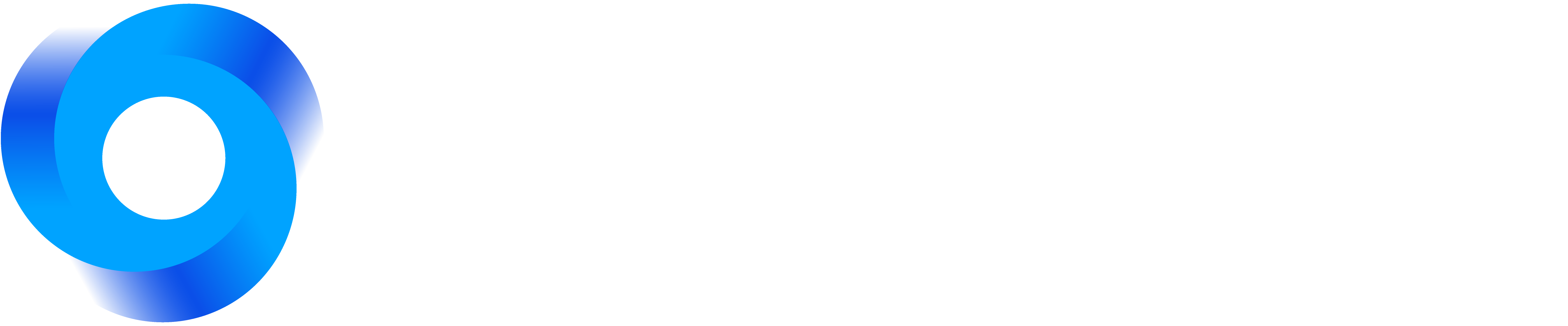 Logo Horizontal + Tagline - Blue Background